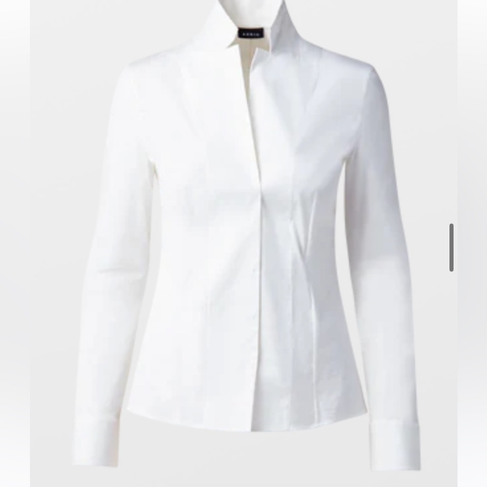 Akris White Button Down Shirt